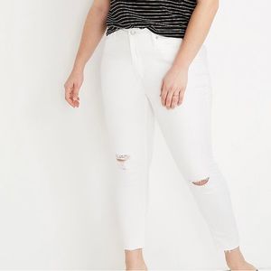 Madewell Mid Rise Cropped Skinny Jean